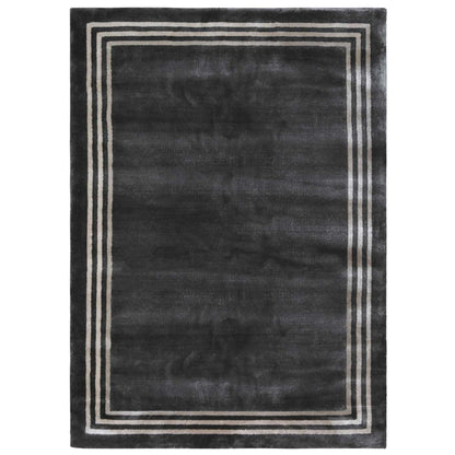 Handmade Wool Rug Tuft Weaving, Sustainable Contemporary Carpet, Geometric Lines, Rectangular Shape, Custom Made On-Demand in Turkiye_ETUGENE_Frame