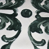 Handmade Wool Rug Tuft Weaving, Sustainable Contemporary Carpet, Green Baroque Design, Rectangular Shape, Custom Made On-Demand in Turkiye_ETUGENE_Mallorca-001-GD-Design