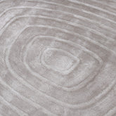 Handmade Wool Rug Tuft Weaving, Sustainable Contemporary Carpet, Grey Circles, Irregular Shape, Custom Made On-Demand in Turkiye_ETUGENE_Pebble-001-C-Design