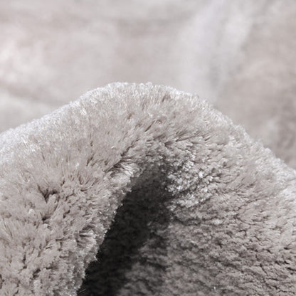 Handmade Wool Rug Tuft Weaving, Sustainable Contemporary Carpet, Grey Circles, Irregular Shape, Custom Made On-Demand in Turkiye_ETUGENE_Pebble-001-C-Tuft