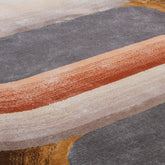 Handmade Wool Rug Tuft Weaving, Sustainable Contemporary Carpet, Interlocking Loops Design, Irregular Shape, Custom Made On-Demand in Turkiye_ETUGENE_Geo-002-X-Motifs