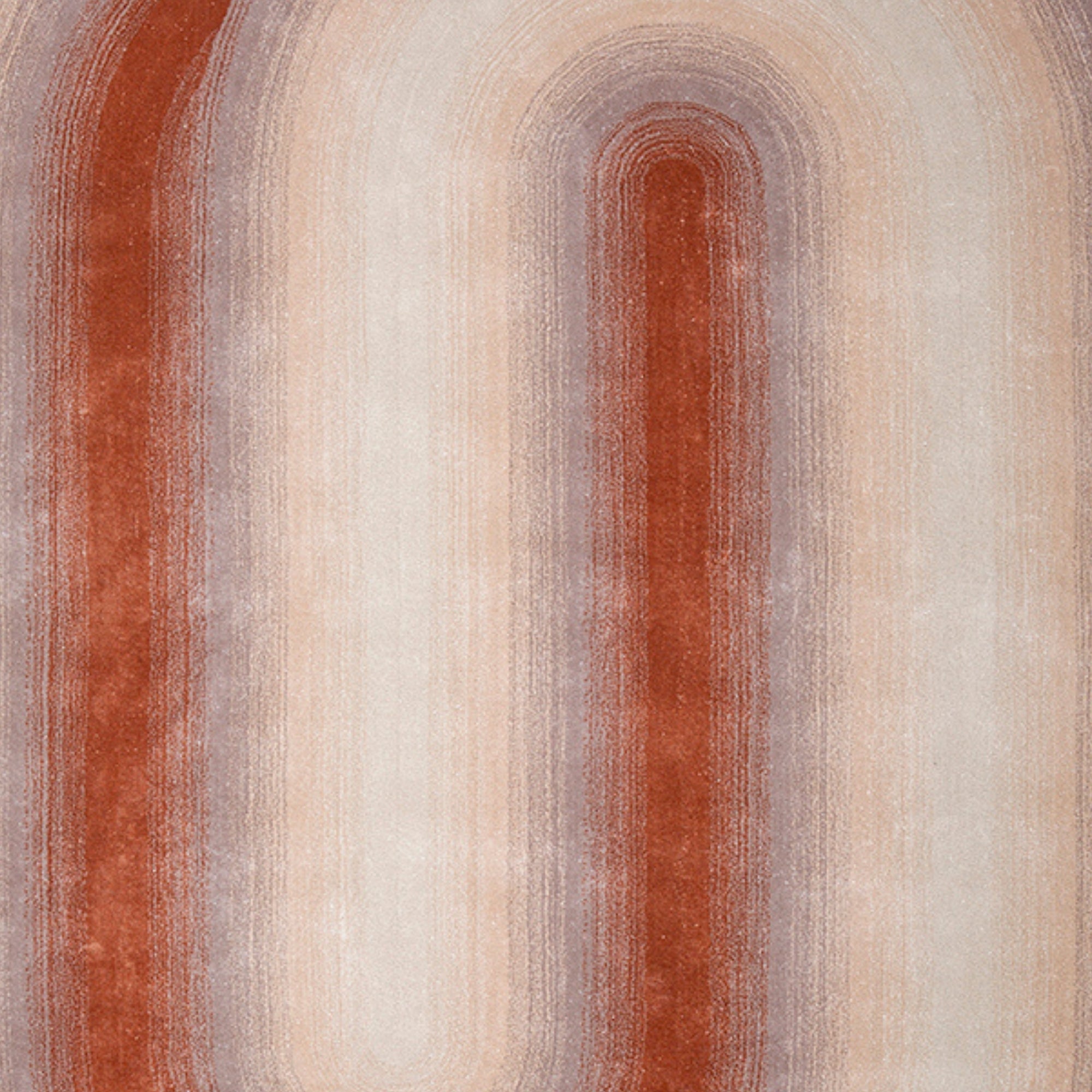 Handmade Wool Rug Tuft Weaving, Sustainable Contemporary Carpet, Interlocking Oval Shapes, Irregular Shape, Custom Made On-Demand in Turkiye_ETUGENE_Geo-005-G-Motifs