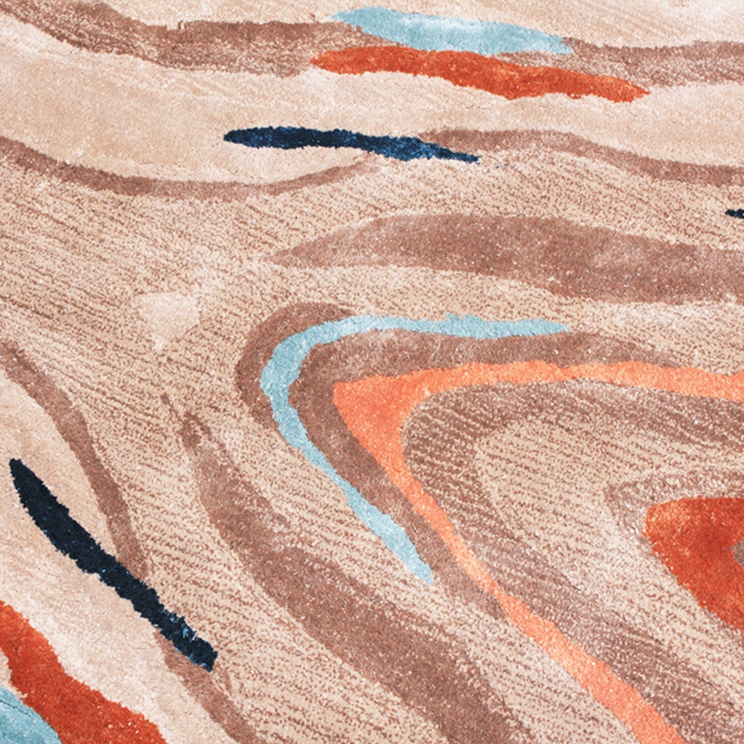 Handmade Wool Rug Tuft Weaving, Sustainable Contemporary Carpet, Marble Design, Rectangular Shape, Custom Made On-Demand in Turkiye_ETUGENE_Marble-003-M-Motifs