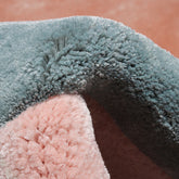 Handmade Wool Rug Tuft Weaving, Sustainable Contemporary Carpet, Marshmallow, Round Shape, Custom Made On-Demand in Turkiye_ETUGENE_Marshmallow-001-M-Tuft