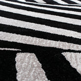 Handmade Wool Rug Tuft Weaving, Sustainable Contemporary Carpet, Swirl Design, Irregular Shape, Custom Made On-Demand in Turkiye_ETUGENE_Weave-002-A-Details