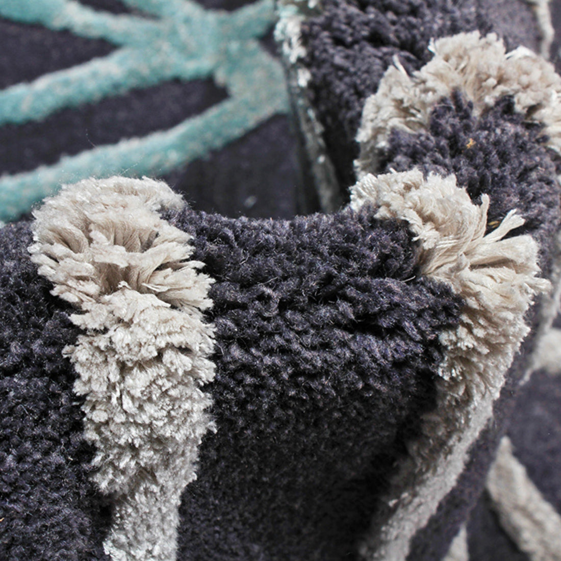 Handmade Wool Rug Tuft Weaving, Sustainable Contemporary Carpet, Trellis Design, Rectangular Shape, Custom Made On-Demand in Turkiye_ETUGENE_Trellis-004-J-Tuft