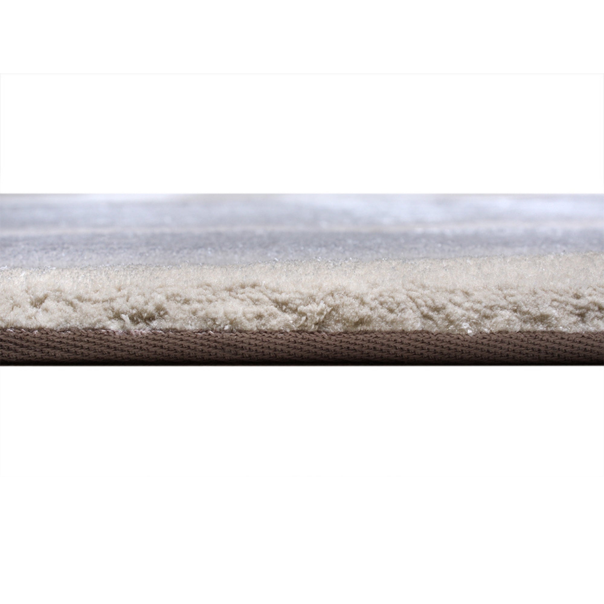 Handmade Wool Rug Tuft Weaving, Sustainable Contemporary Carpet, Yellow Grey Minimalist Design, Oval Shape, Custom Made On-Demand in Turkiye_ETUGENE_Ovoid-002-F-Height