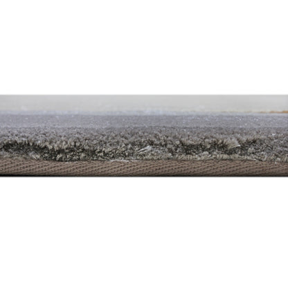 Handmade Wool Rug Tuft Weaving, Sustainable Contemporary Carpet, Yellow Minimalist Design, Oval Shape, Custom Made On-Demand in Turkiye_ETUGENE_Ovoid-001-F-Height