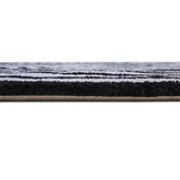 Handmade Wool Rug Tuft Weaving, Sustainable Contemporary Design Carpet, Black Geometric Lines, Rectangular Shape, Custom Made On-Demand in Turkiye_ETUGENE_Trace-003-Black-Height