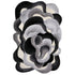 Handmade Wool Rug Tuft Weaving, Sustainable Contemporary Design Carpet, Black, Grey, White Colors, Irregular Shape, Custom Made On-Demand in Turkiye_ETUGENE_Cell-001-A