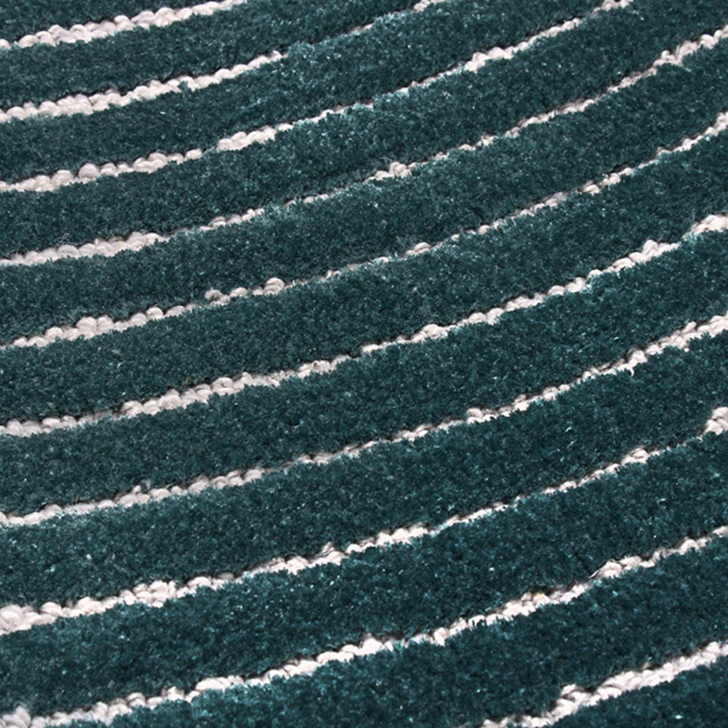 Handmade Wool Rug Tuft Weaving, Sustainable Contemporary Design Carpet, Blue Circles, Irregular Shape, Custom Made On-Demand in Turkiye_ETUGENE_Trace-006-J-Details