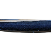 Handmade Wool Rug Tuft Weaving, Sustainable Contemporary Design Carpet, Blue Gold Grey White Colors, Irregular Shape, Custom Made On-Demand in Turkiye_ETUGENE_Cell-001-Y-Height