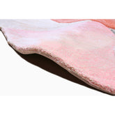 Handmade Wool Rug Tuft Weaving, Sustainable Contemporary Design Carpet, Blue Gold White Pink Colors, Irregular Shape, Custom Made On-Demand in Turkiye_ETUGENE_Cell-001-MX-Border