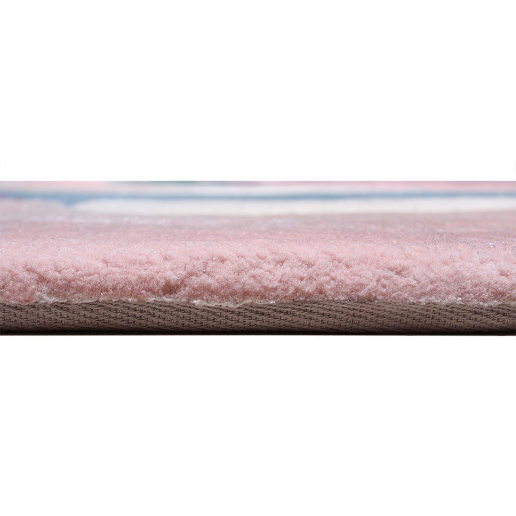 Handmade Wool Rug Tuft Weaving, Sustainable Contemporary Design Carpet, Blue Gold White Pink Grey Colors, Irregular Shape, Custom Made On-Demand in Turkiye_ETUGENE_Cell-001-OX-Height