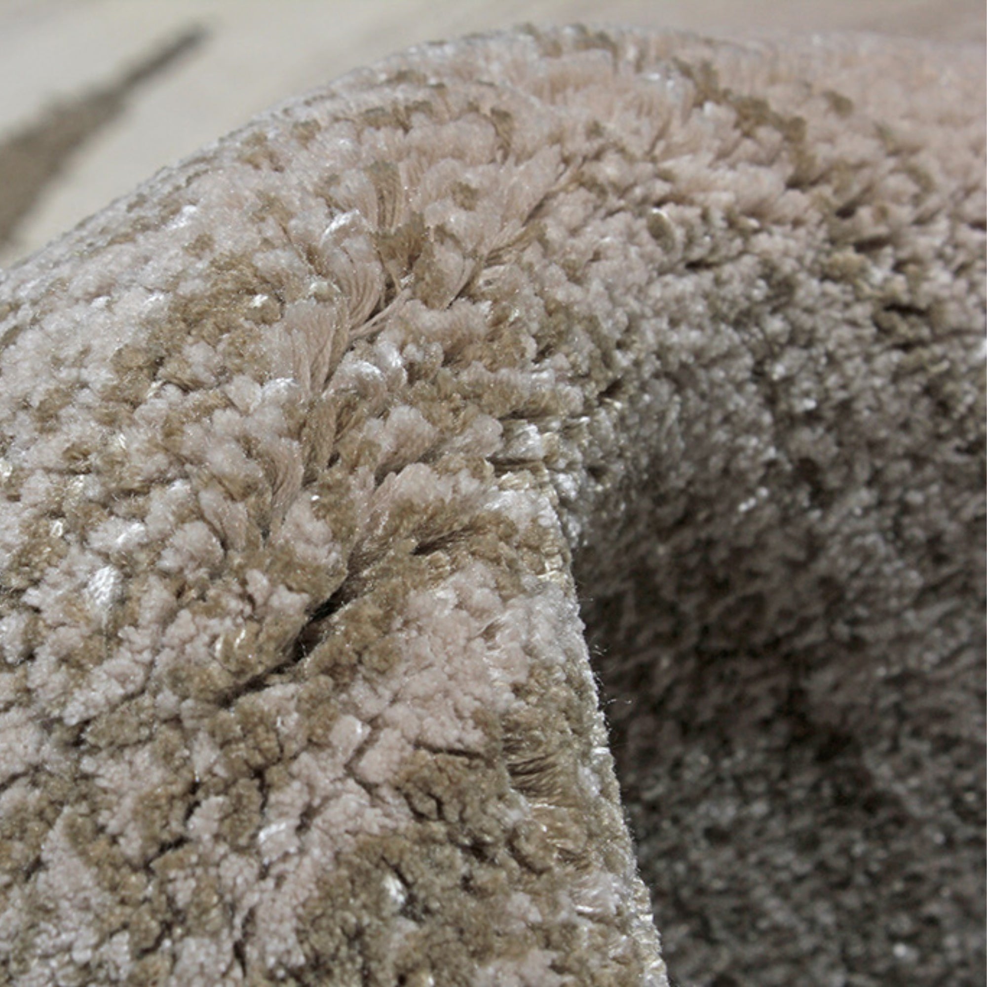 Handmade Wool Rug Tuft Weaving, Sustainable Contemporary Design Carpet, Brown Grey Rounded Shapes, Irregular Shape, Custom Made On-Demand in Turkiye_ETUGENE_Geo-007-H-Tuft