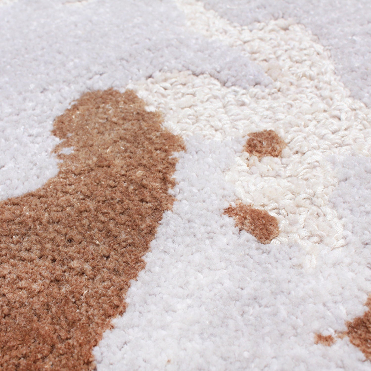 Handmade Wool Rug Tuft Weaving, Sustainable Contemporary Design Carpet, Brown Military Design, Rectangle, Custom Made On-Demand in Turkiye_ETUGENE_Tissues-006-Beige-Motifs