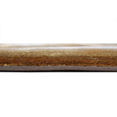 Handmade Wool Rug Tuft Weaving, Sustainable Contemporary Design Carpet, Brown Yellow Rounded Shapes, Irregular Shape, Custom Made On-Demand in Turkiye_ETUGENE_Geo-009-S-Height