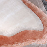 Handmade Wool Rug Tuft Weaving, Sustainable Contemporary Design Carpet, Coral Layered Round Shapes, Irregular Shape, Custom Made On-Demand in Turkiye_ETUGENE_Lava-001-GT-Motifs