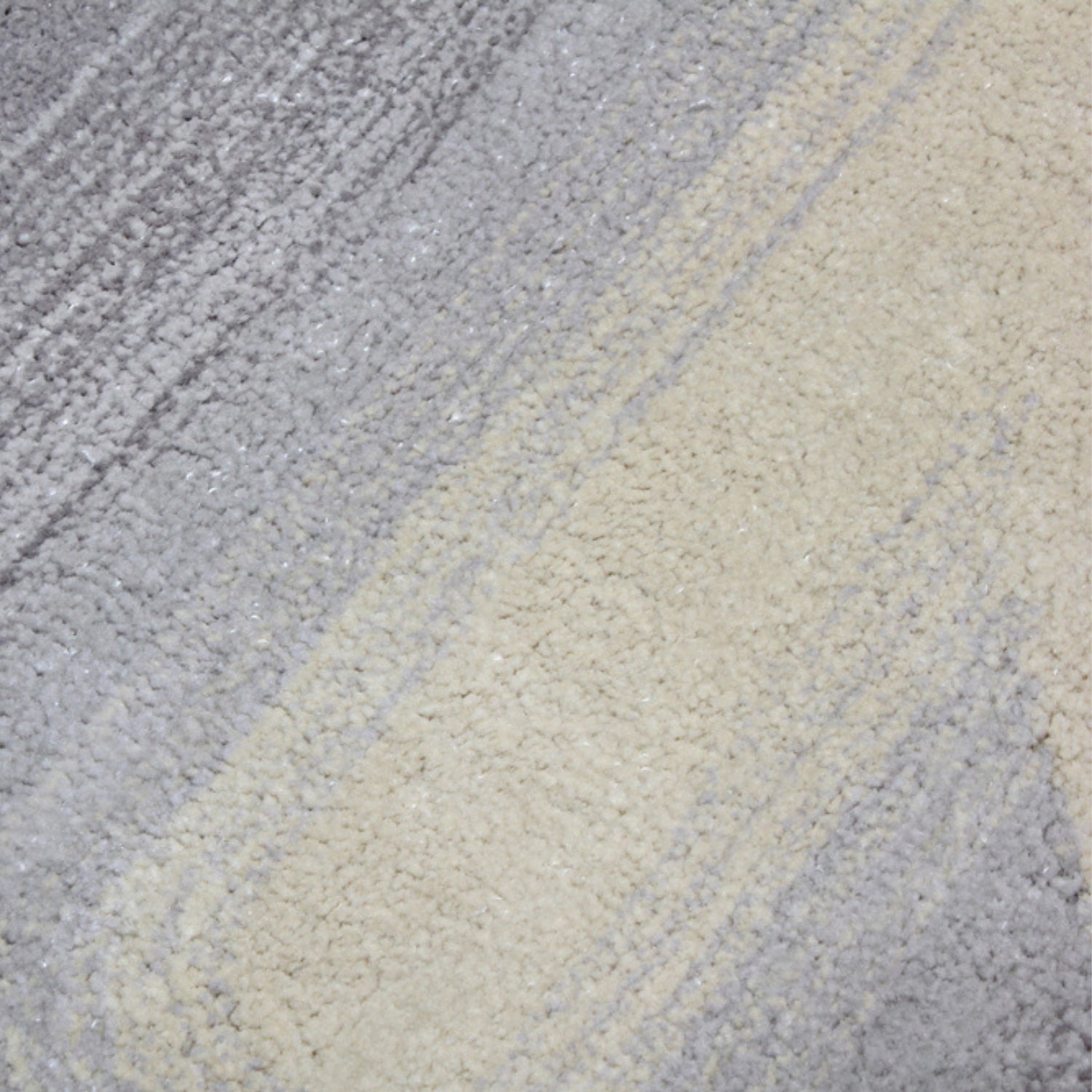 Handmade Wool Rug Tuft Weaving, Sustainable Contemporary Design Carpet, Grey Rounded Shapes, Irregular Shape, Custom Made On-Demand in Turkiye_ETUGENE_Geo-007-T-Motifs