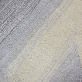 Handmade Wool Rug Tuft Weaving, Sustainable Contemporary Design Carpet, Grey Rounded Shapes, Irregular Shape, Custom Made On-Demand in Turkiye_ETUGENE_Geo-007-T-Motifs