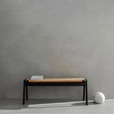 Klupa-Bench-lacquered-oak-natural-paper-120cm-lifestyle-HomeFurniture-ETUGENE