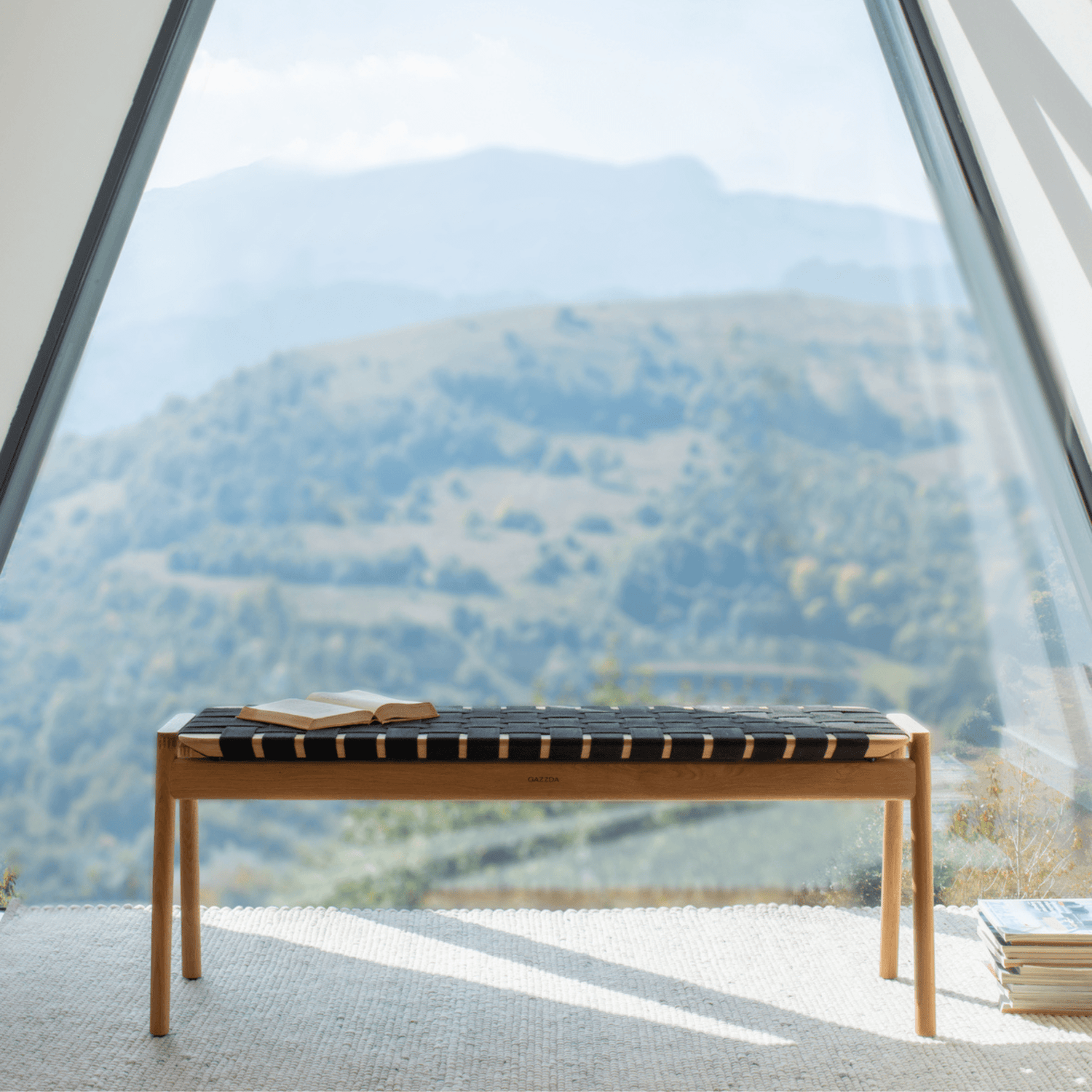 Klupa-Bench-oak-black-canva-120cm-lifestyle-HomeFurniture-ETUGENE