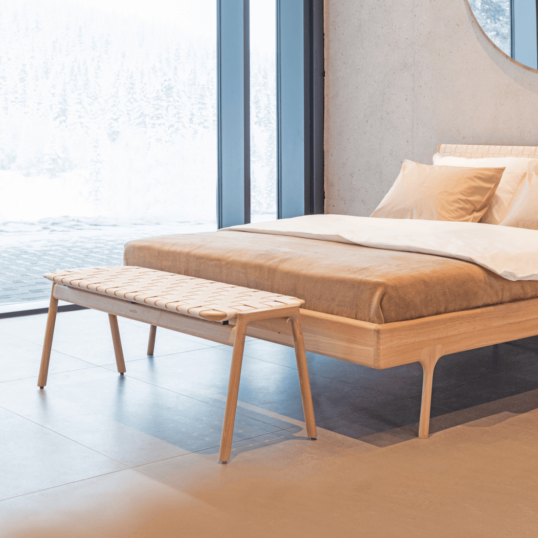 Klupa-Bench-oak-white-canva-120cm-bedroom-HomeFurniture-ETUGENE