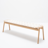 Klupa-Bench-oak-white-canva-160cm-side-HomeFurniture-ETUGENE