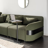 Loop-Side-Table-Linoleum-nero-Steel-Black-Seat-ETUGENE