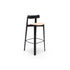 Nora-Bar-Chair-oak-Black-Lacquered-100cm-front-HomeFurniture-ETUGENE