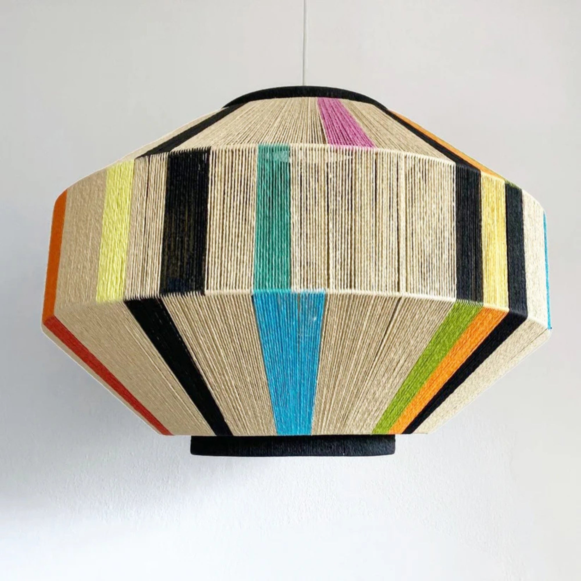 Modern Design Pendant Light "Wada Disco" - Designer Art Piece - Handmade Floor Lamp - Sustainable Home Lighting Decoration