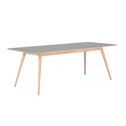 Stafa-Dining-Table-Solid-Wood-Linoleum-DarkOlive-220cm-ETUGENE