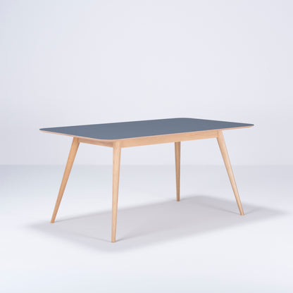 Stafa-Dining-Table-Solid-Wood-Linoleum-SmokeyBlue-160cm-ETUGENE