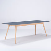 Stafa-Dining-Table-Solid-Wood-Linoleum-SmokeyBlue-220cm-ETUGENE