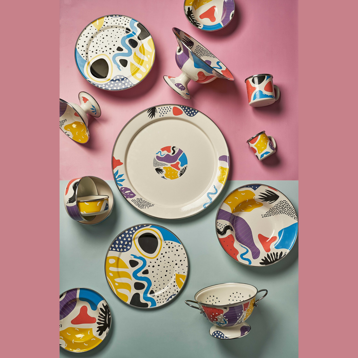 Tableware & Kitchenware high quality Enamel Handmade Sustainable  ETÜGEN