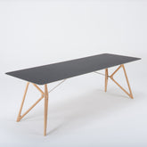 Tink-Dining-Table-Solid-Wood-Linoleum-Nero-240cm-ETUGENE
