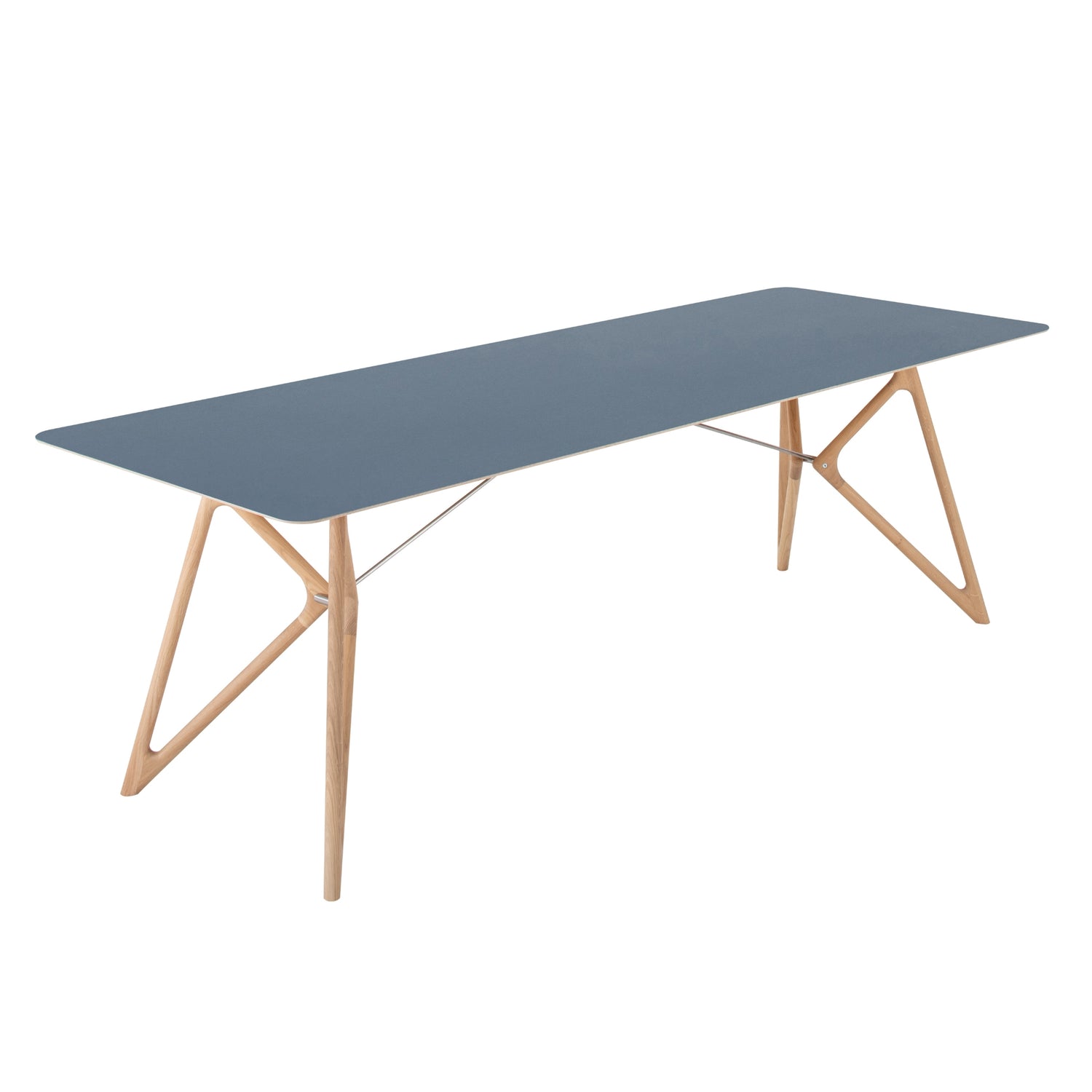 Tink-Dining-Table-Solid-Wood-Linoleum-SmokeyBlue-240cm-ETUGENE