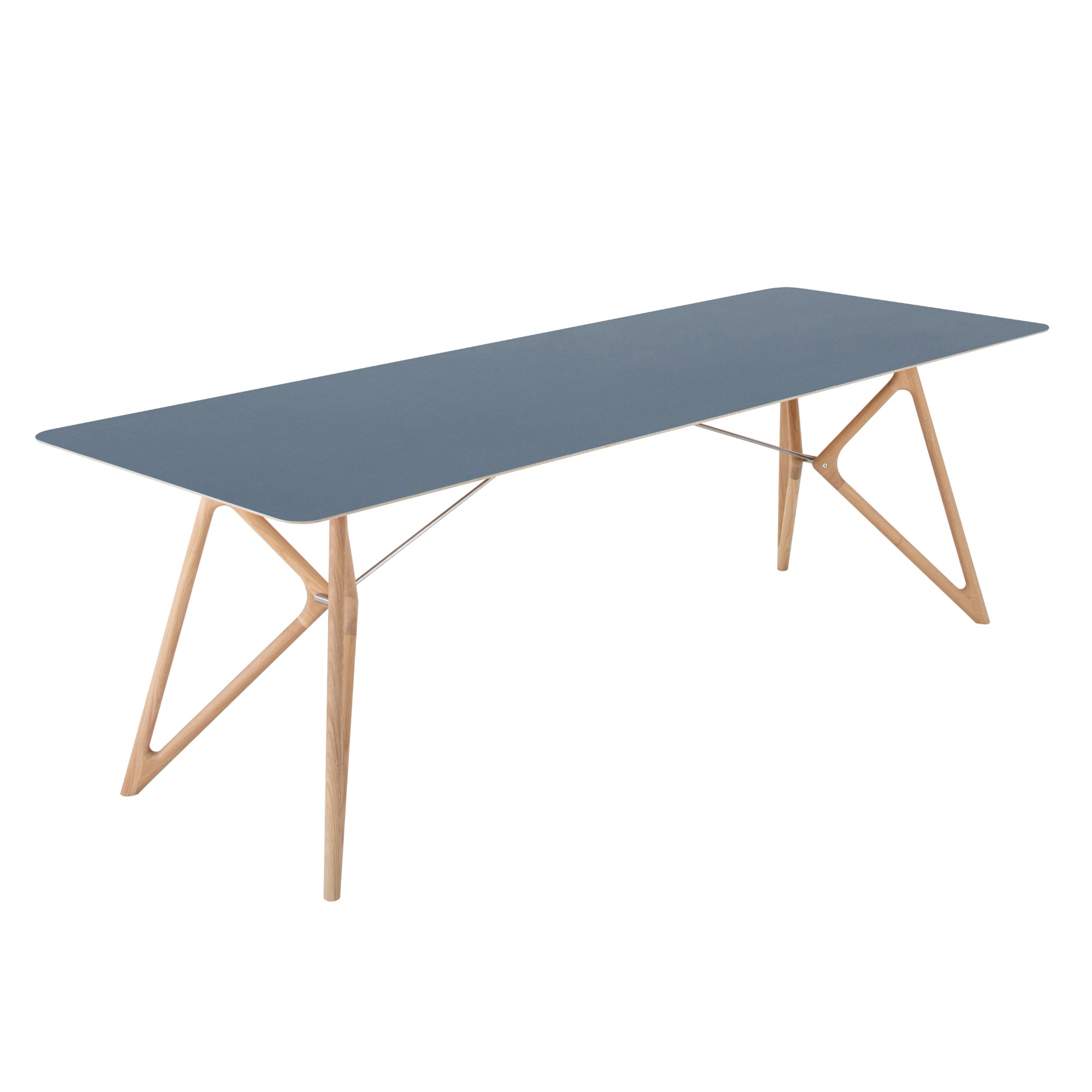 Tink-Dining-Table-Solid-Wood-Linoleum-SmokeyBlue-240cm-ETUGENE