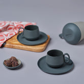 Tube-Espresso-Cup-Wit-Saucer-Set-Of-2_Black-Porcelain-Handmade-Lifestyle-ETUGENE