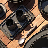 Tube-Mug-Set-Of-2-Black-Porcelain-Handmade-Table-ETUGENE